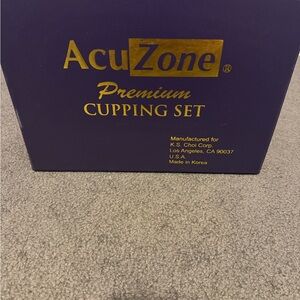 NWT AcuZone Premium Cupping Set